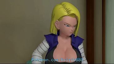 Android 18 farts on Bulma